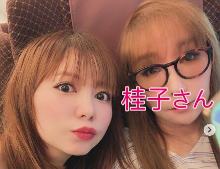 中川翔子と母親
